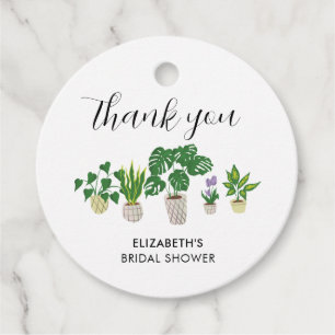 Etiquetas Para Recuerdos Plantas en macetas Despedida de soltera Vegetación