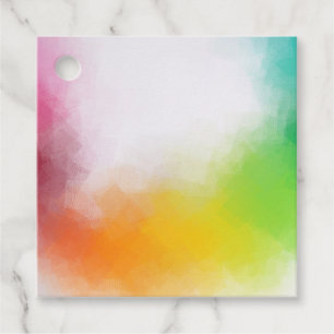 Etiquetas Para Recuerdos Plantilla en blanco abstracta colorida moderna per