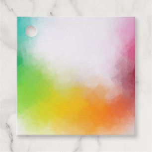 Etiquetas Para Recuerdos Plantilla en blanco de arte abstracto moderno colo