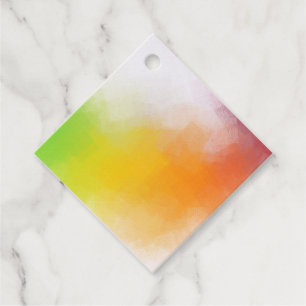 Etiquetas Para Recuerdos Plantilla en blanco de arte abstracto moderno colo