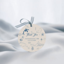 Etiquetas Para Recuerdos Playas Ocean Blue Sea Life Baby Shower