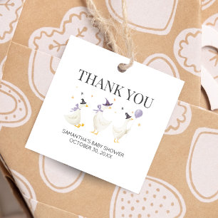 Etiquetas Para Recuerdos Plaza Baby Shower de Silly Goose
