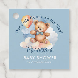 Etiquetas Para Recuerdos Podemos Esperar A Que El Niño Teddy Bear Baby Show