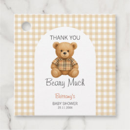Etiquetas Para Recuerdos Podemos Esperar A Teddy Baby Shower