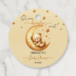 Etiquetas Para Recuerdos Podemos Esperar A Un Bebé Aburrido Baby Shower