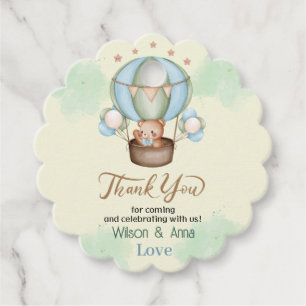 Etiquetas Para Recuerdos podemos esperar con ansias a baby ducha bear