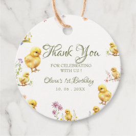 Etiquetas Para Recuerdos Pollo 1er cumpleaños Animales de granja Cumpleaños
