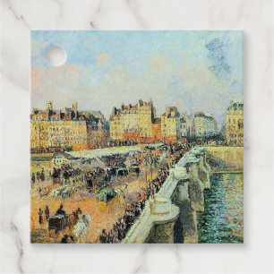 Etiquetas Para Recuerdos Pont Neuf, Tarde, Luz del sol Camille Pissarro