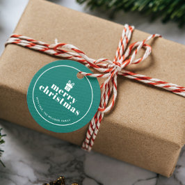 Etiquetas Para Recuerdos Presente Con Un Personalizado De Navidades De Bow