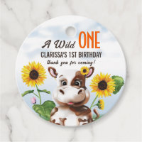 Primer cumpleaños del Chica de girasol de vaca mar
