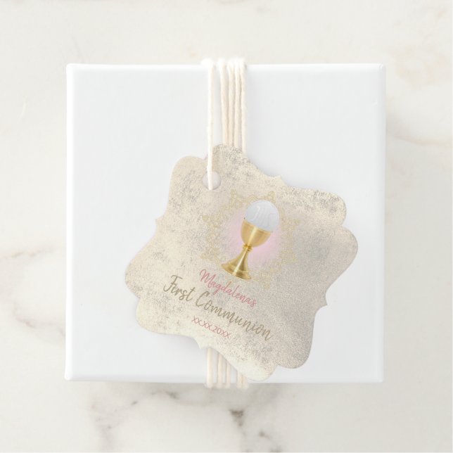 Etiquetas Para Recuerdos Primera Comunión Santa (In situ)