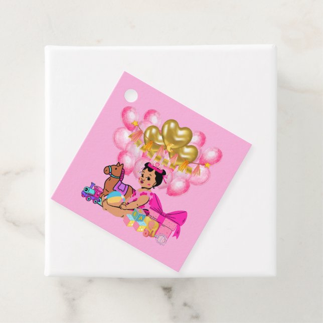 Etiquetas Para Recuerdos Princesa de rosa (In situ)