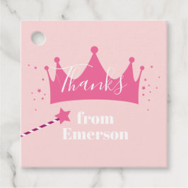 Etiquetas Para Recuerdos Princess crown kids fiesta de cumpleaños gracias