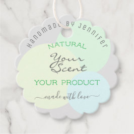 Etiquetas Para Recuerdos Productos modernos con círculos de colores pastele