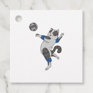 Etiquetas Para Recuerdos Propietario del Mascota de voleibol de juego de ga