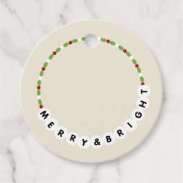 Etiquetas Para Recuerdos Pulsera de amistad Navidades moros y brillantes