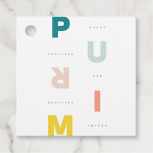 Etiquetas Para Recuerdos Purim Pastels