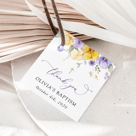 Etiquetas Para Recuerdos Purple Flowers, Yellow Flowers, Boho, Baptism