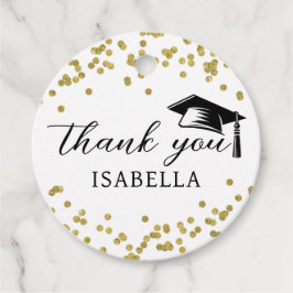 Etiquetas Para Recuerdos Purpurina Dust Confetti Graduación Gracias