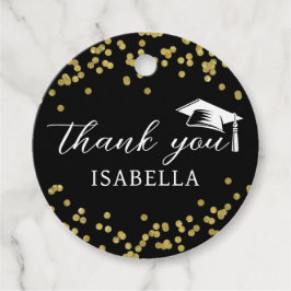 Etiquetas Para Recuerdos Purpurina Dust Confetti Graduación Gracias