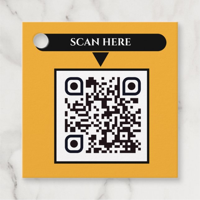 Etiquetas Para Recuerdos QR Code Business (Anverso)