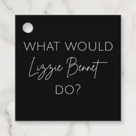 Etiquetas Para Recuerdos ¿Qué Haría Lizzie Bennet?