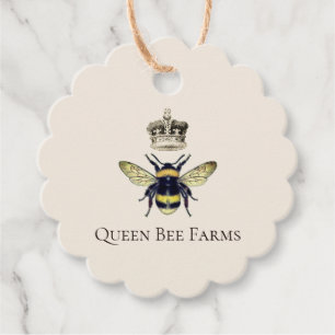 Etiquetas Para Recuerdos Queen Bee Apiary Farm Honey Products