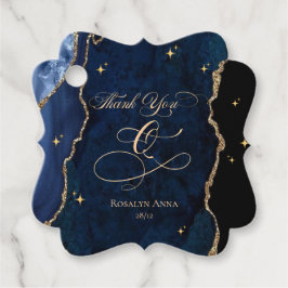 Etiquetas Para Recuerdos Quinceañera Azul Celeste Estrellas de Medianoche L