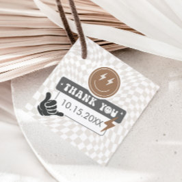 Etiquetas Para Recuerdos Rad Guay Dude | Boys Retro Skater Favor del Cumple