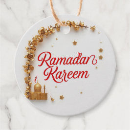 Etiquetas Para Recuerdos Ramadan Kareem theme gift Sticker for celebration