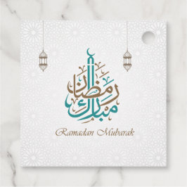 Etiquetas Para Recuerdos Ramadan Mubarak / Personalizar de Eid Mubarak