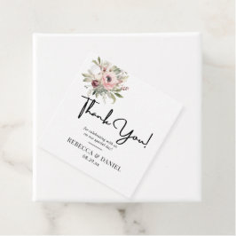 Etiquetas Para Recuerdos ramo floral de acuarela rústica