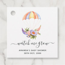 Ramo Floral Paracaídas Agradecimiento Baby Shower