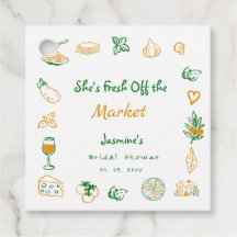 Recién Salido Del Mercado Boda Dibujada a Mano