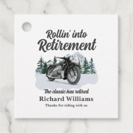 Etiquetas Para Recuerdos Recorrido de jubilaciones Tema Clásico Motociclism