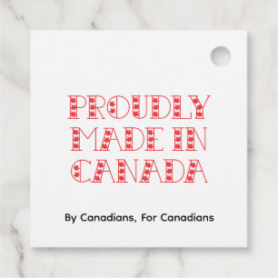 Etiquetas Para Recuerdos Red Hecho En Canadá