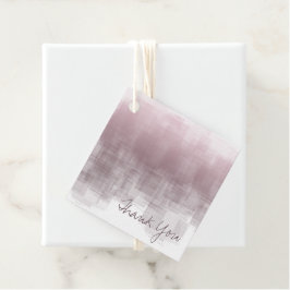 Etiquetas Para Recuerdos Reflejos de Acuarela Gracias Rosa Viejo ID774