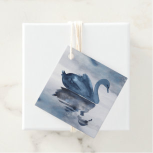 Etiquetas Para Recuerdos Reflexiones polvorientas Dusty Blue Swan Lake Gr