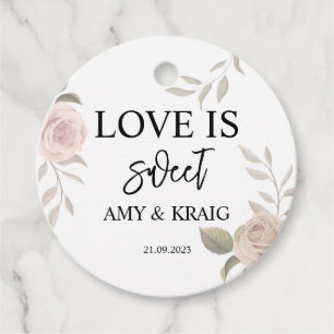 Etiquetas Para Recuerdos Regalo de bienvenida de verano para Boda de la veg