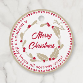 Etiquetas Para Recuerdos Regalo de Navidades caseros de Jelly Whimsical