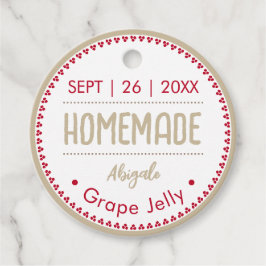 Etiquetas Para Recuerdos Regalo de Navidades caseros de Jelly Whimsical