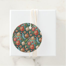 Etiquetas Para Recuerdos Regalo de Ornamentos de vacaciones
