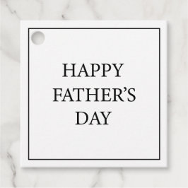 Etiquetas Para Recuerdos Regalo moderno simple Minimalista feliz día del pa