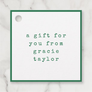 Etiquetas Para Recuerdos Regalo personalizado Minimal Retro de máquina de e