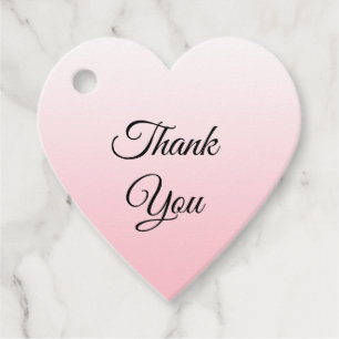 Etiquetas Para Recuerdos Regalo rosa desvanecido de agradecimiento personal