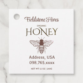 Etiquetas Para Recuerdos Reina de abeja de miel orgánica