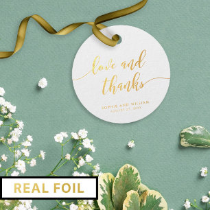 Etiquetas Para Recuerdos Relax Script Amor y Gracias Boda