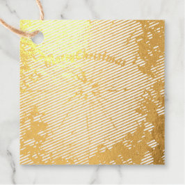 Etiquetas Para Recuerdos Relieve metalizado Holiday Card brillante gran est
