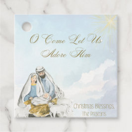 Etiquetas Para Recuerdos Religious Nativity Holiday Gift Tag 