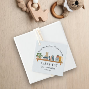 Etiquetas Para Recuerdos Reserve Them Shelf Baby Shower Light Blue Boy